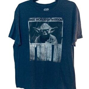 Star Wars Men's Words Of Wisdom T-Shirt, Size Large